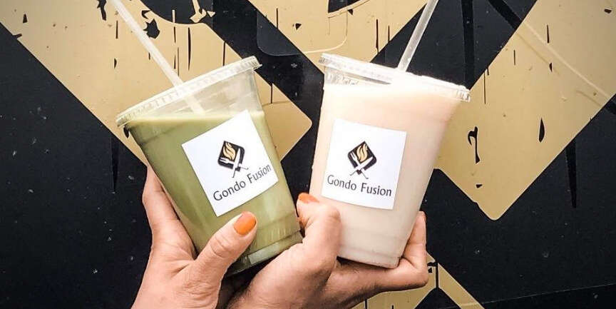 Traditional and matcha horchata from Gondo Fusion
