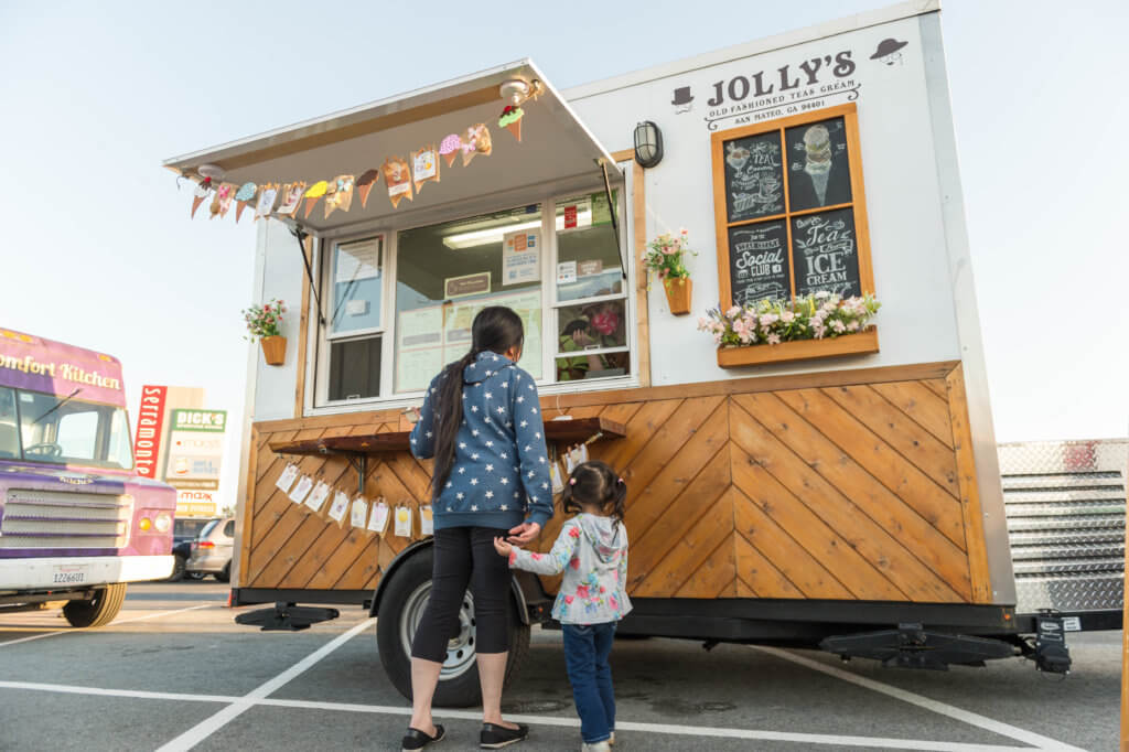 Jolly's Teas cream truck